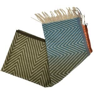 G Multicolor Chevron Fringe Acrylic Scarf